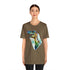 Stained Glass Velociraptor - Short Sleeve Tee
